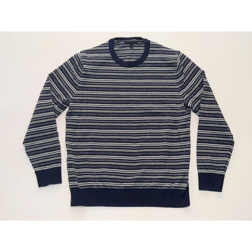 Banana Republic Cotton Fair Isle Pattern Men's Knit Sweater | Size Large